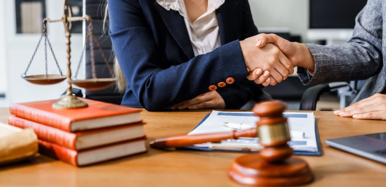 solicitors shaking hands