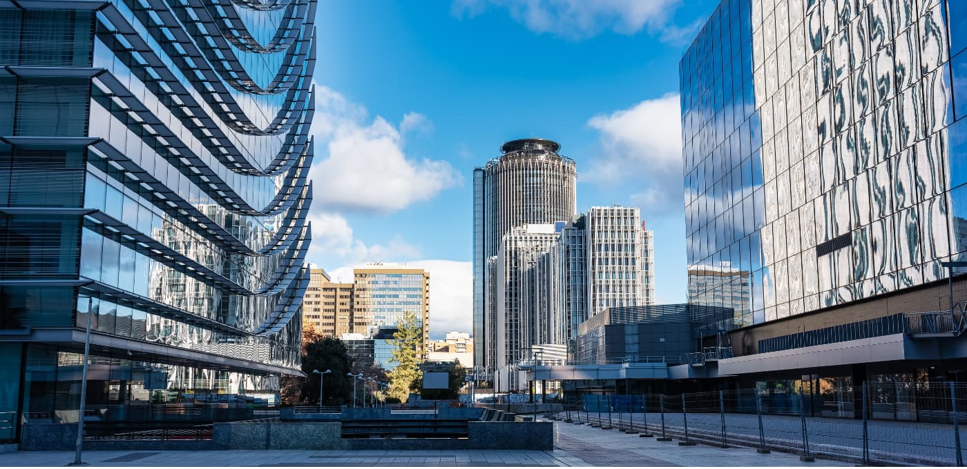 business high-rise buildings in madrid