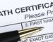 Death certificate
