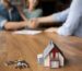 solicitor talking to couple regarding property
